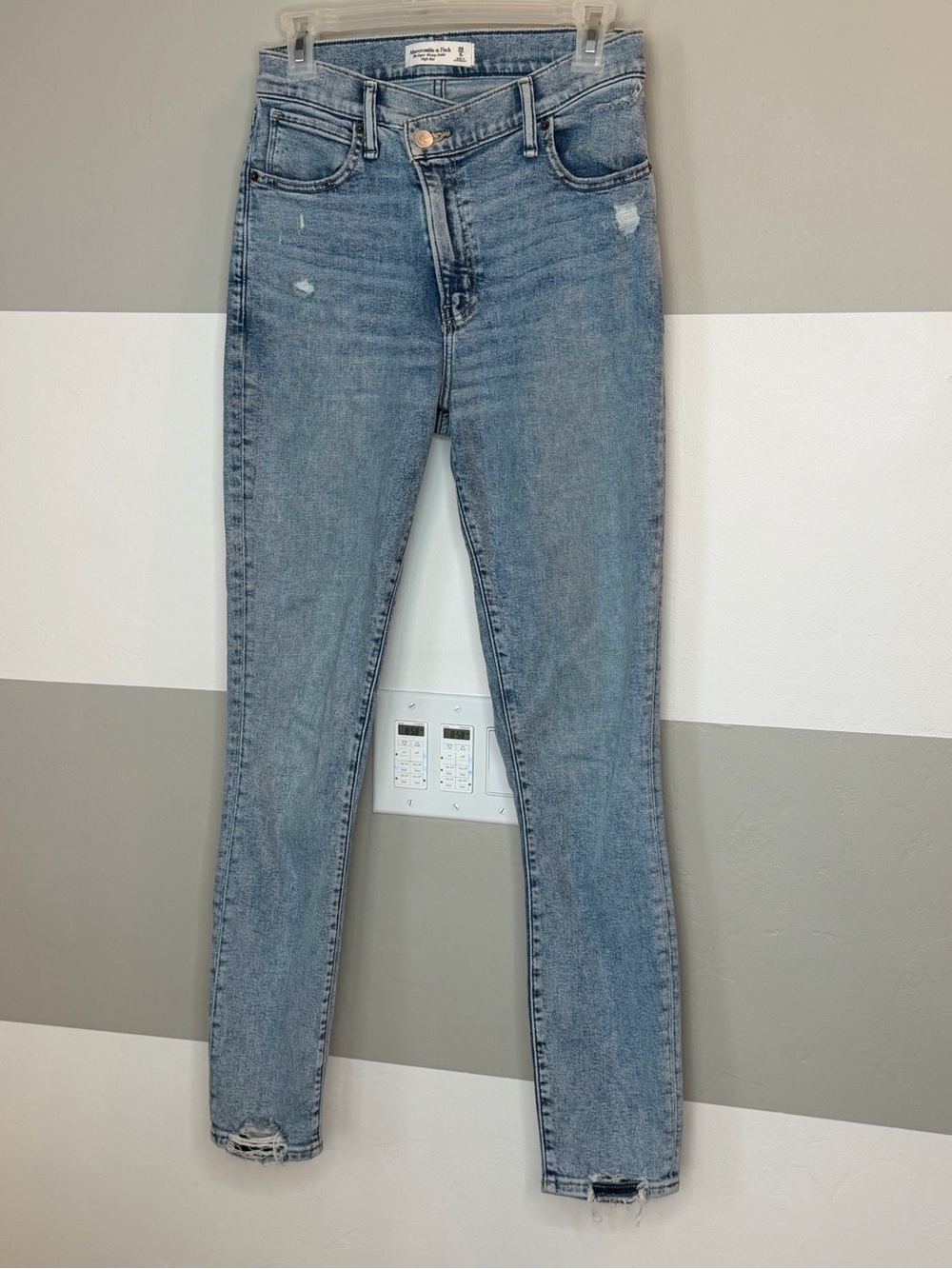 Abercrombie & Fitch Light Blue Skinny Jeans